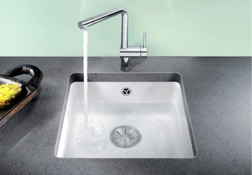 Мойка BLANCO SUBLINE 375U Керамика Черный + сифон