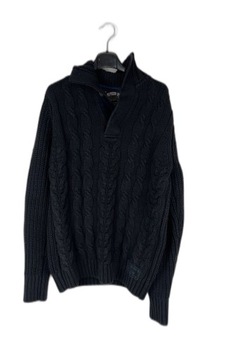 Tommy Hilfiger Czarny Sweter Męski M 38