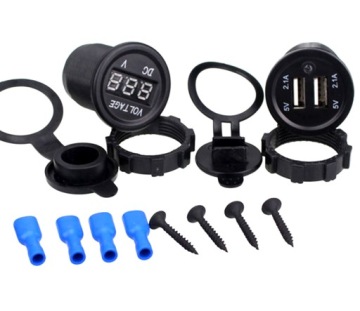 ЗАРЯДНОЕ УСТРОЙСТВО 2x USB 2A AUTO PANEL