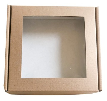 Pudełko z okienkiem 20cm x 20cm x 5cm KARTONIK NA PREZENT
