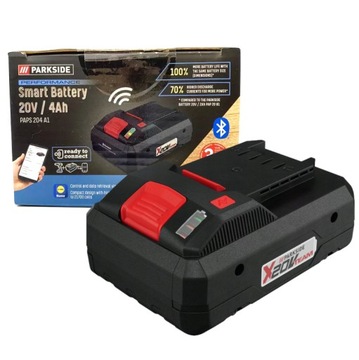 Akumulator bateria Li-Ion Parkside PAPS 204 20 V 4 Ah Bluetooth X20 team