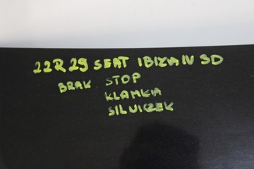 SEAT IBIZA IV 4 3D 08R- KLAPA BAGAŻNIKA TYŁ TYLNA SZYBA LC9Z - KOD LAKIERU