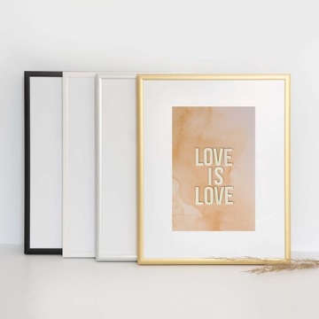 Алюминиевая рамка Рамка из оргстекла Золотая фоторамка 50х70