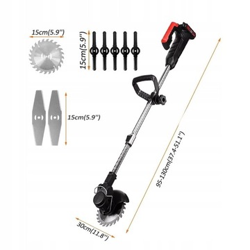 КОМПЛЕКТ АККУМУЛЯТОРНОЙ КОСИЛКИ 21 В + 2 АККУМУЛЯТОРА