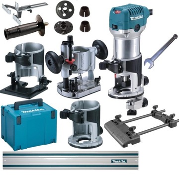 MAKITA Frezarka RT0700CX2J 710W ADPTER SZYNA 1,5