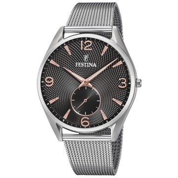 Zegarek Męski Festina F6869-3 srebrny bransoleta