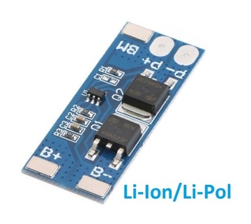 Защита PCM BMS для элементов Li-Ion 2S 7,2-8,4В 8А/0016