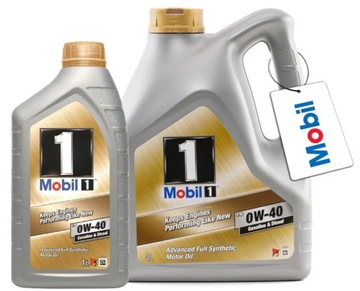 MOBIL 1 NEW LIFE 0W40 0W-40 5л (4л+1л) + БЕСПЛАТНО