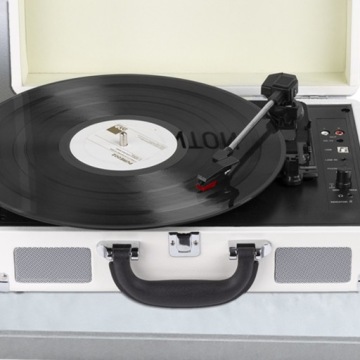 ПОВОРОТНЫЙ столик В ЧЕМОДАНЕ + СПЕЦИАЛЬНЫЙ КЕЙС + ВИНИЛ/НАБОР