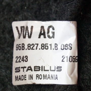 PORSCHE MACAN (95B) 2015 LEVÝ STRANA TLUMIČ KRYT ZADNÍ KUFRU