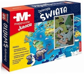 Mappuzzle - Zwierzęta świata