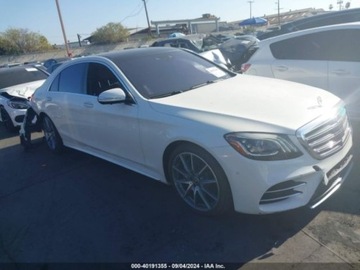 Mercedes Klasa S W222 2019 Mercedes-Benz Klasa S 2019 MERCEDES-BENZ S 560 4.0 Benzyna 463KM, zdjęcie 1