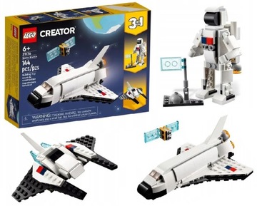 LEGO CREATOR 3in1 КОСМИЧЕСКИЙ ШАТЛЛ КОРАБЛЬ КОСМОНАВТОВ