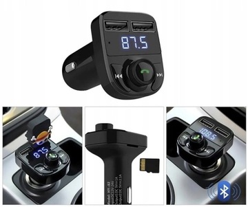 FM MP3 BLUETOOTH-ПЕРЕДАТЧИК КОМПЛЕКТ ТЕЛЕФОНА С ГРОМКОГОВОРИТЕЛЯМИ ДЛЯ АВТОМОБИЛЯ