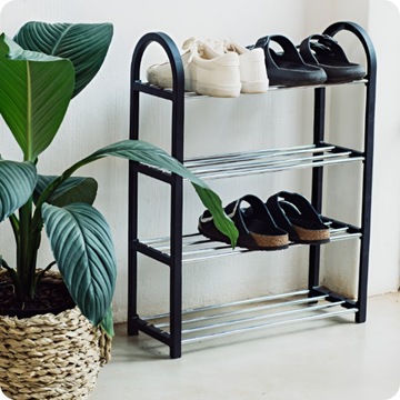 ШКАФ ДЛЯ ОБУВИ ПОЛКА СТАБИЛЬНЫЙ КНИЖНЫЙ ШКАФ МОБИЛЬНАЯ СКЛАДНАЯ ПОДСТАВКА 4 РЯДА