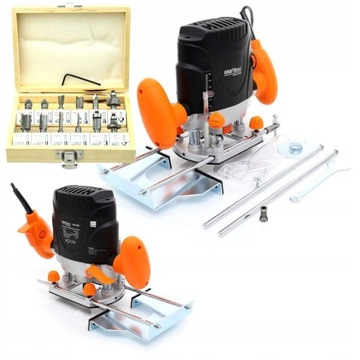 МАРШРУТНО-ФРЕЗЕРНЫЙ СТАНОК ПО ДЕРЕВО 6мм 8мм 1900Вт KD1683 РЕГУЛИРОВКА +12 ФРЕЗЕРОВАНИЯ