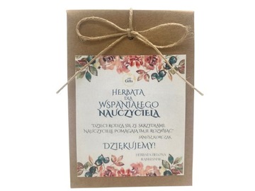 Herbata zielona DLA NAUCZYCIELA kraft prezent 40g