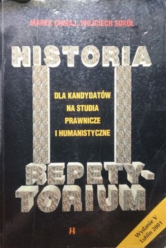 Historia Repetytorium dla kandydatów na studia prawnicze i Chmaj Sokół