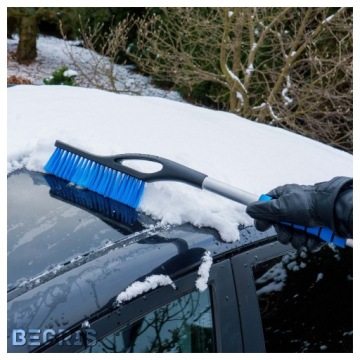 СКРЕБОК ДЛЯ ОКОН С ЩЕТКОЙ ДЛЯ УБОРКИ СНЕГА СКРЕБОК ДЛЯ ОКОН 2 В 1 ДЛИННЫЙ