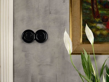 ВЫКЛЮЧАТЕЛЬ LOFT RETRO ЧЕРНЫЙ JLM БЕЗ РАМКИ