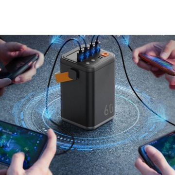 POWER BANK 60000MAH БОЛЬШОЙ МОЩНЫЙ БЫСТРЫЙ БОЛЬШАЯ ЕМКОСТЬ