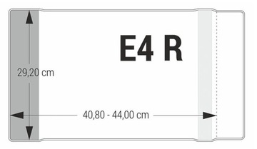 Okładka regulowana E4R 29,2cmx40,8-44cm