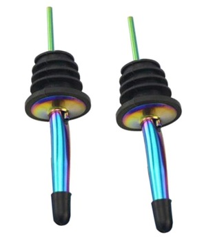 НАБОР ДЛЯ БАРМЕНА ШЕЙКЕР ДЛЯ НАПИТКОВ ЩИПЦЫ 8 ЭЛЕМЕНТОВ RAINBOW AG139E