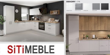 Кухонный комплект KAM Mono P4 420 GLOSS WHITE