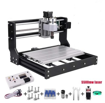 FREZARKA CNC PRO Z LASEREM 5.5W+ STEROWNIK OFFLINE