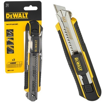 DEWALT NÓŻ Z SUWAKIEM I ZASOBN. 18MM DWHT0-10249