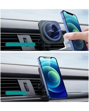 ДЕРЖАТЕЛЬ ДЛЯ АВТОМОБИЛЬНОГО ТЕЛЕФОНА 2-в-1 ДЕРЖАТЕЛЬ MagSafe ДЛЯ Apple iPhone 13 14 15