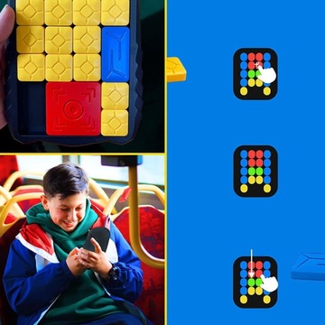 PUZZLE GRA PAMIĘCIOWA ZABAWKAZ EKRANEM LED DLA DZIECI + 500 POZIOMÓW