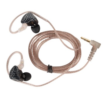 kz zst мониторные наушники-вкладыши с угловым штекером 3,5 мм, шумоподавление 1ba 1