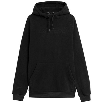 Bluza Polarowa Z Kapturem Męska 4F H4Z21 Plm010 Czarny