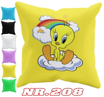 POSZEWKA NA PODUSZKĘ JAŚKA DO PRZEDSZKOLA TWEETY + IMIĘ GRATIS