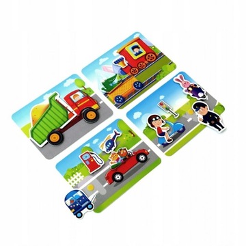 Игра на липучках Транспорт Машинки Развивающие для детей