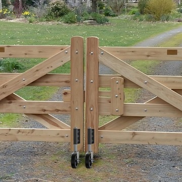 Профессиональное колесо для садовых ворот весна 4 