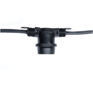 Шнур освещения для садовой беседки 20м, черный