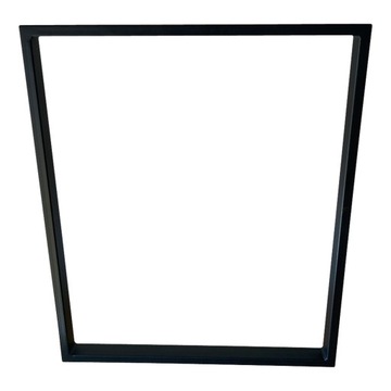 NOGA, NOGI DO STOŁU, BIURKA LOFT INDUSTRIALNE 60X72 czarna profil 4x2