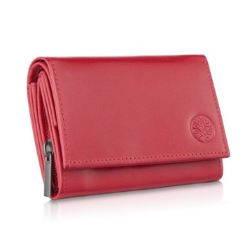 ELEGANCKI SKÓRZANY PORTFEL DAMSKI PORTMONETKA RFID