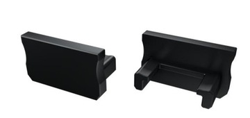 Profil LED aluminiowy czarny Worthy-A + Klosz 1m