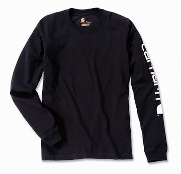 Koszulka Carhartt Logo Long Sleeve Black