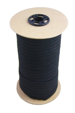 Guma 10mm/100 metrów Dziana gumka odzieżowa czarna