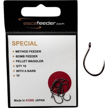 Haczyki Z Zadziorem Method Esca Feeder Special r. 12
