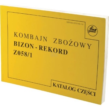 Katalog części Kombajn zbożowy do Bizon, Z-058 505800000