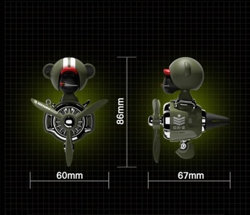 АВТОМОБИЛЬНЫЙ ОСВЕЖИТЕЛЬ ДЛЯ АВТОМОБИЛЕЙ ДЛЯ ВЕНТИЛЯТОРОВ COOL BEAR MONKEY АРОМАТ