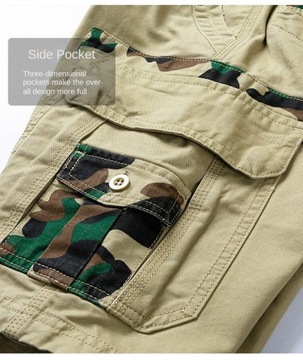 Men's Camouflage Cargo Shorts Summer Jogging Breat