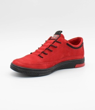 КОЖАНЫЕ ТУФЛИ POLBUT K-22 RED 42