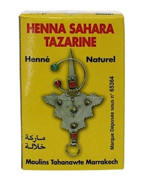 Marokańska Henna Sahara Tazarine Ruda 100g