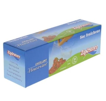 Woreczki spożywcze Excellent Houseware 25 szt 0.9l